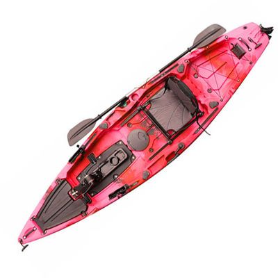 Plastic Fishing Pedal Kayak Most Stable Kayak Single Person Sit On Top