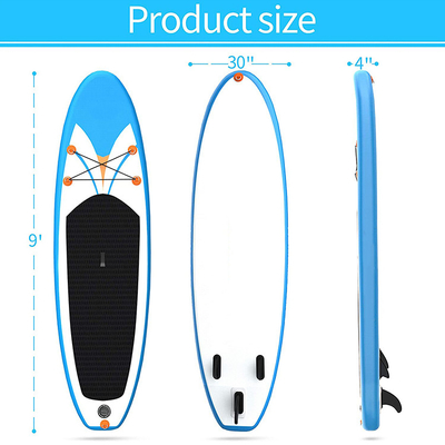 Inflatable Serenelife Touring Paddle Board For Beginners 166LBS Capacity