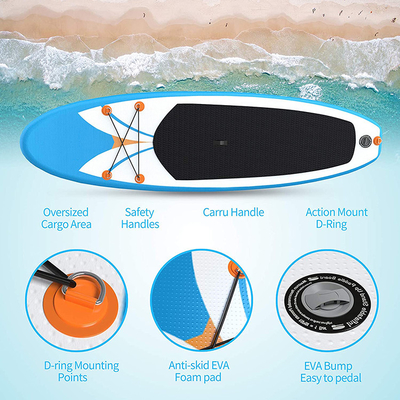 Inflatable Serenelife Touring Paddle Board For Beginners 166LBS Capacity