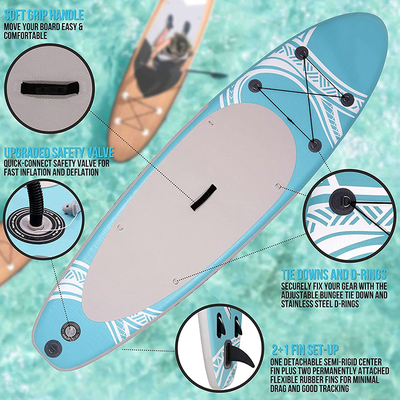 Inflatable Paddleboards Stand Up Surfboard 190LBS For Water Sports Area